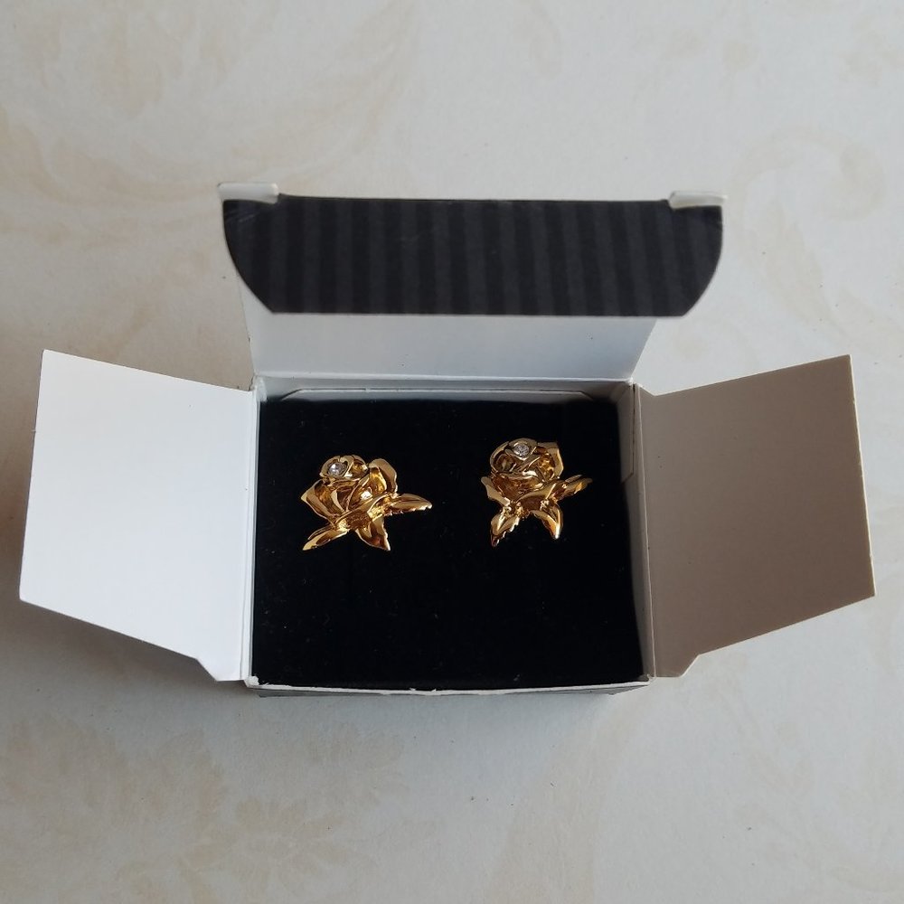 Rose Passions Pierced Earrings